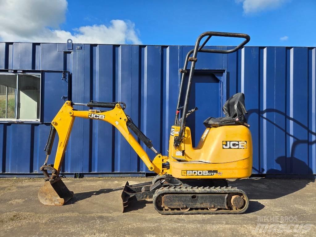 JCB 8008 CTS 3 Bkts Mini Excavators <7t (Mini Diggers)