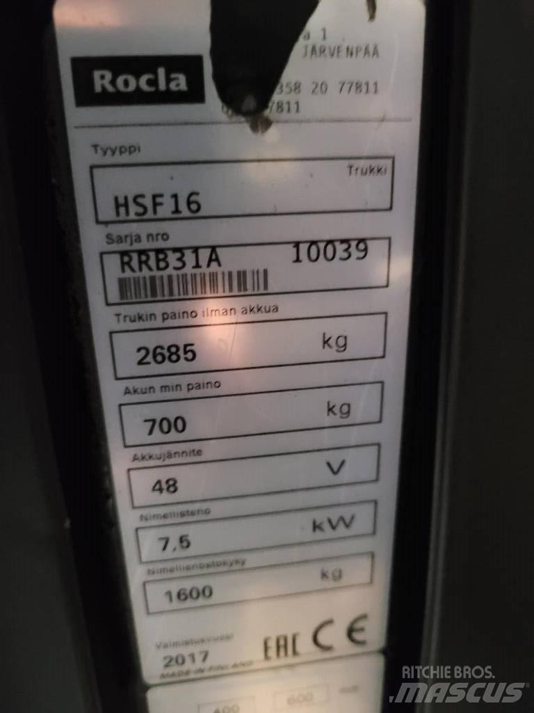 Rocla HSF16 Reach trucks