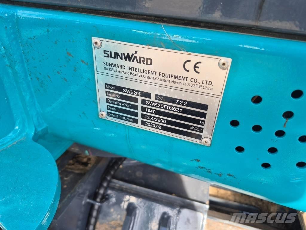 Sunward SWE 20 F Mini Excavators <7t (Mini Diggers)