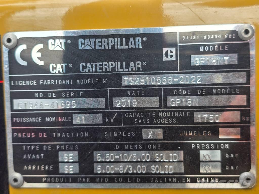 CAT GP 18 NT LPG trucks