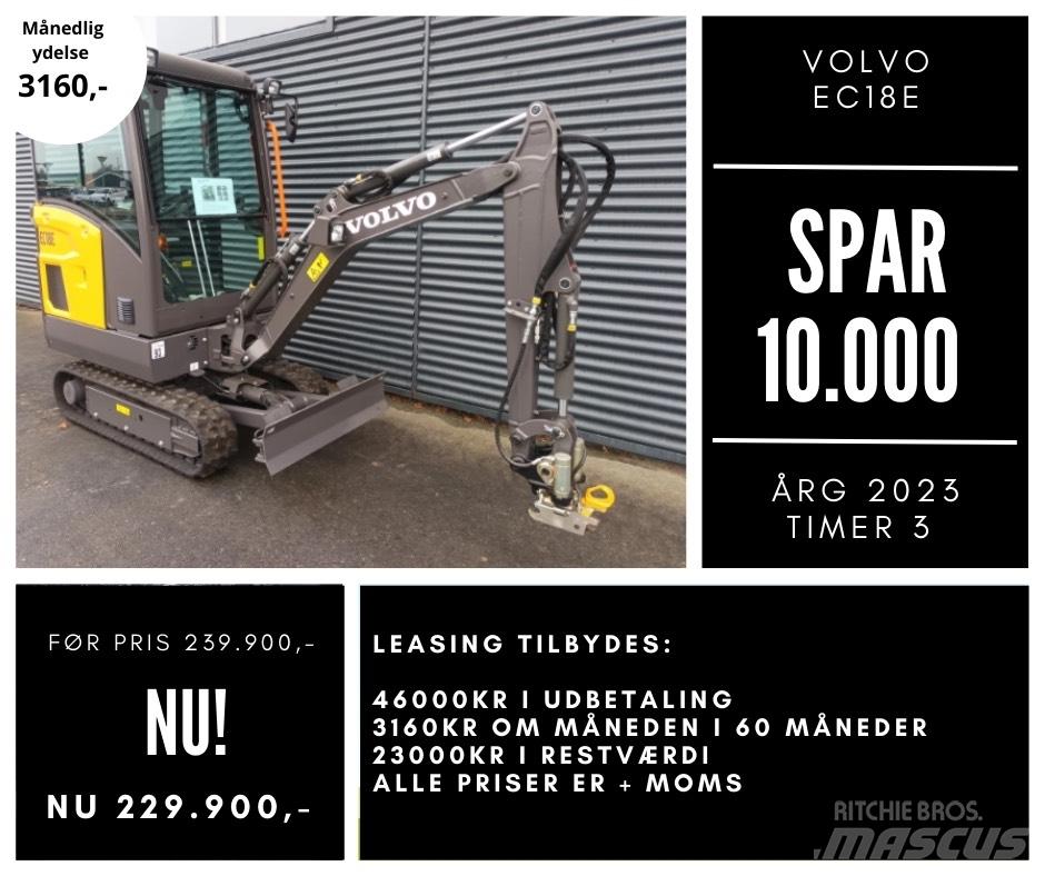 Volvo EC 18 E Mini Excavators <7t (Mini Diggers)