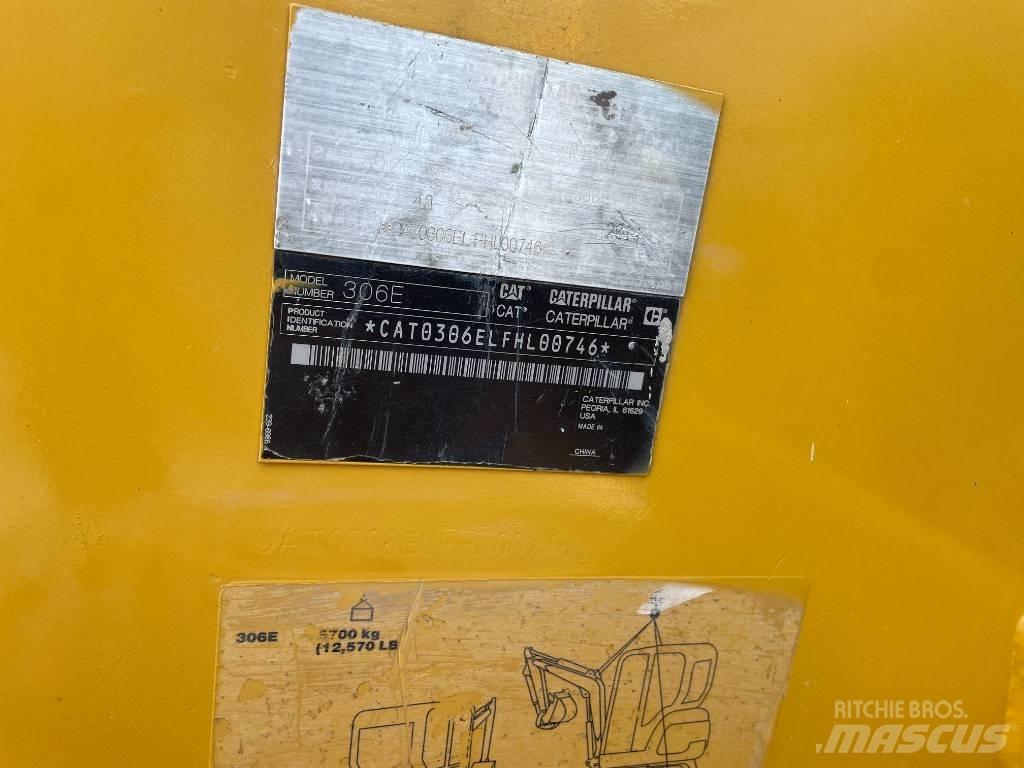 CAT 306E2 Mini Excavators <7t (Mini Diggers)