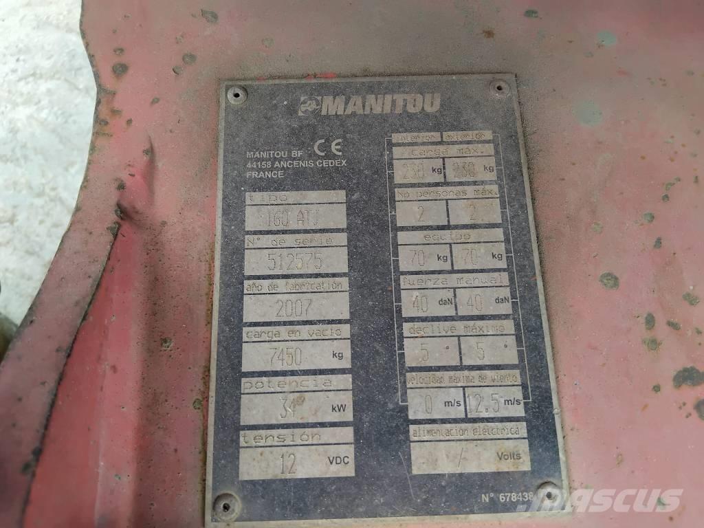 Manitou 160 ATJ Articulated boom lifts