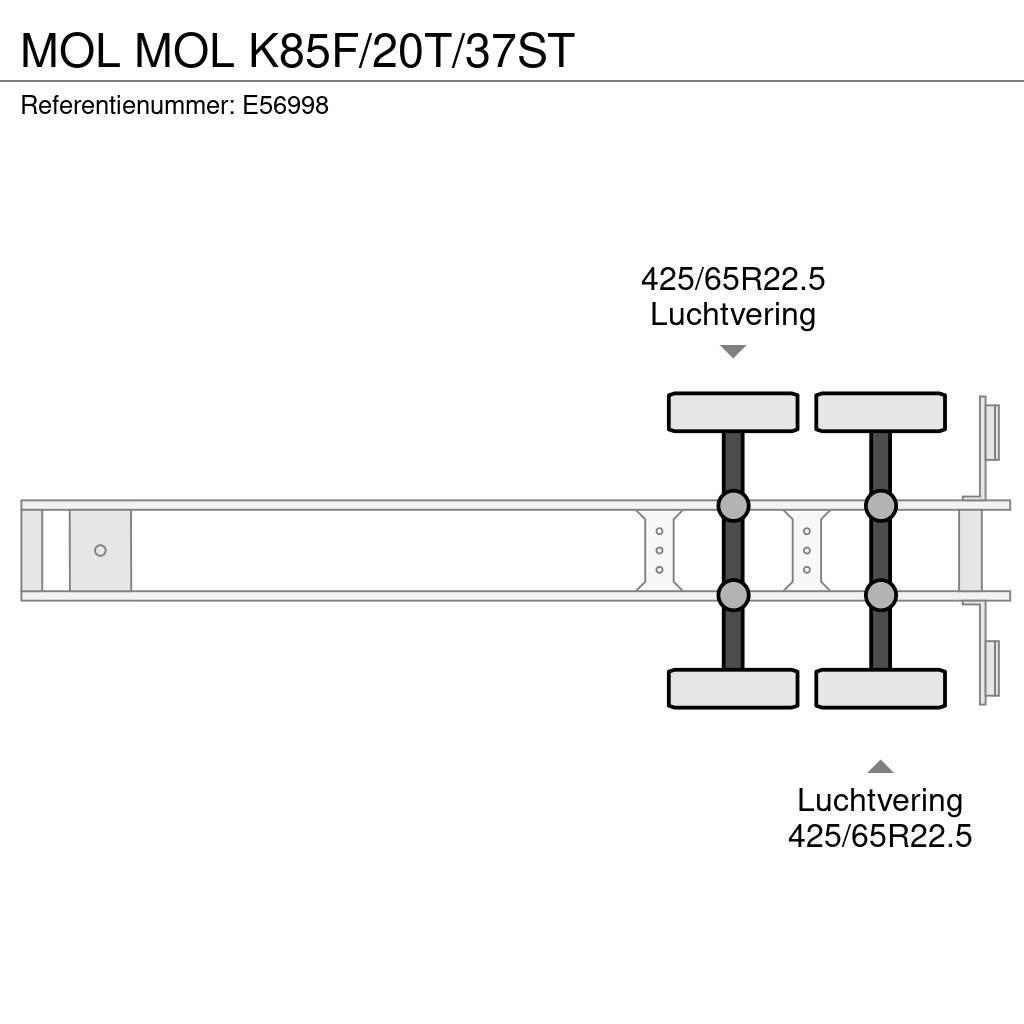 MOL K85F/20T/37ST Grain / Hopper / Tipper Trailers