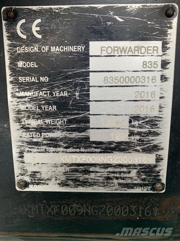 Komatsu 835 Forwarders
