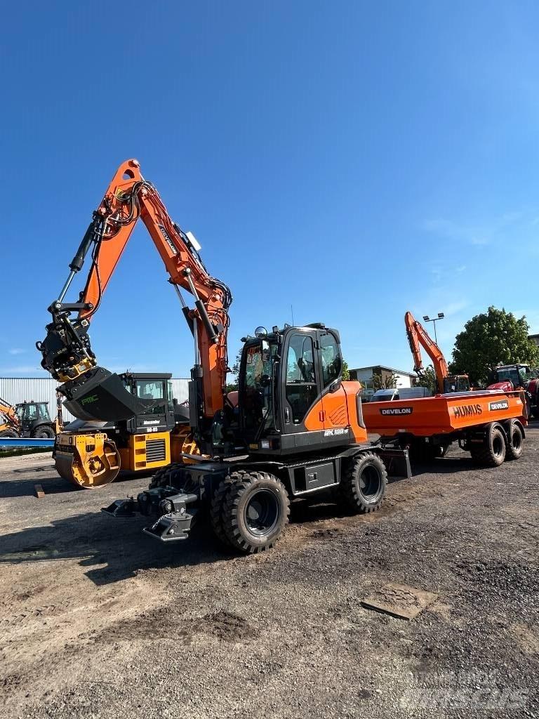 Develon DX 100 W-7 Wheeled Excavators