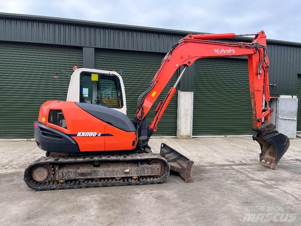 Kubota KX 080-3 Mini Excavators <7t (Mini Diggers)