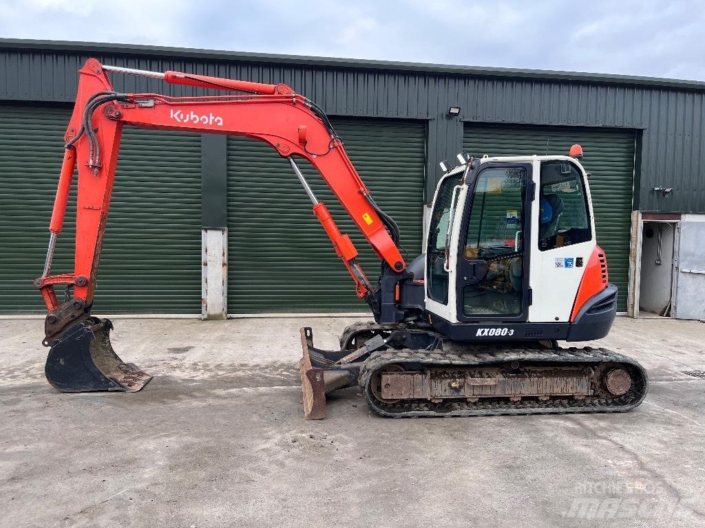 Kubota KX 080-3 Mini Excavators <7t (Mini Diggers)