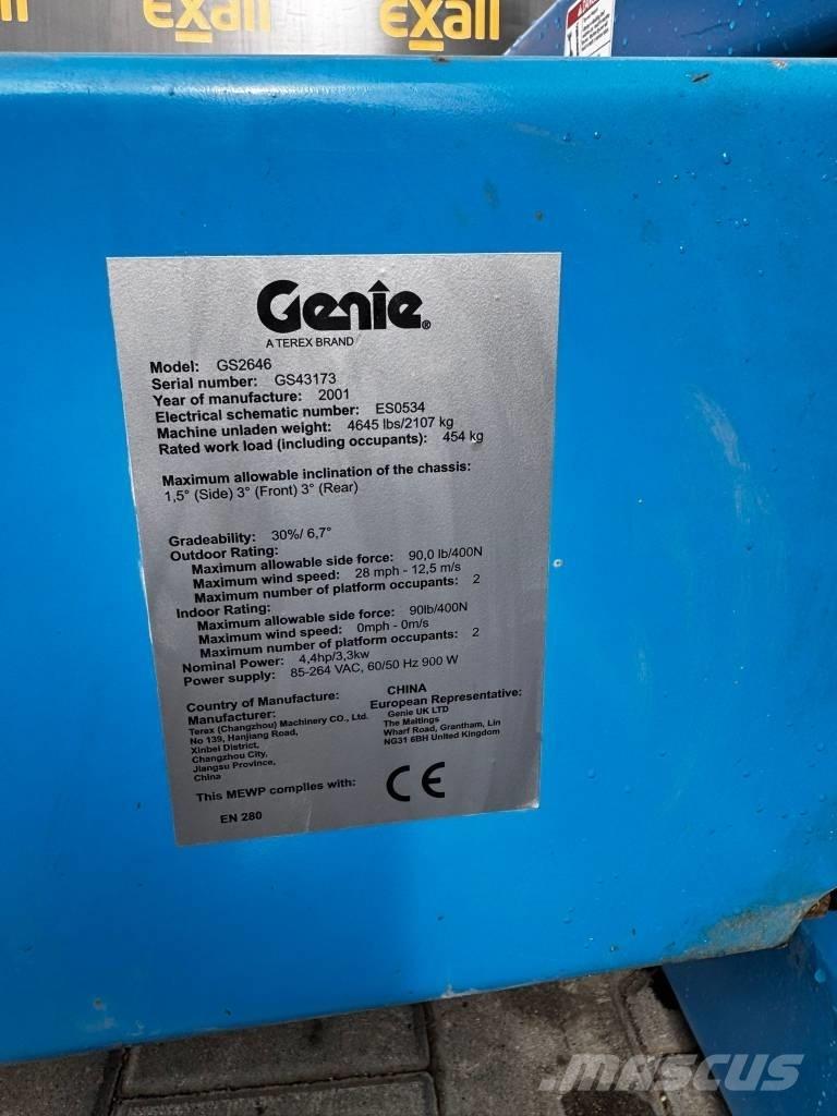 Genie GS 2646 Scissor Lifts