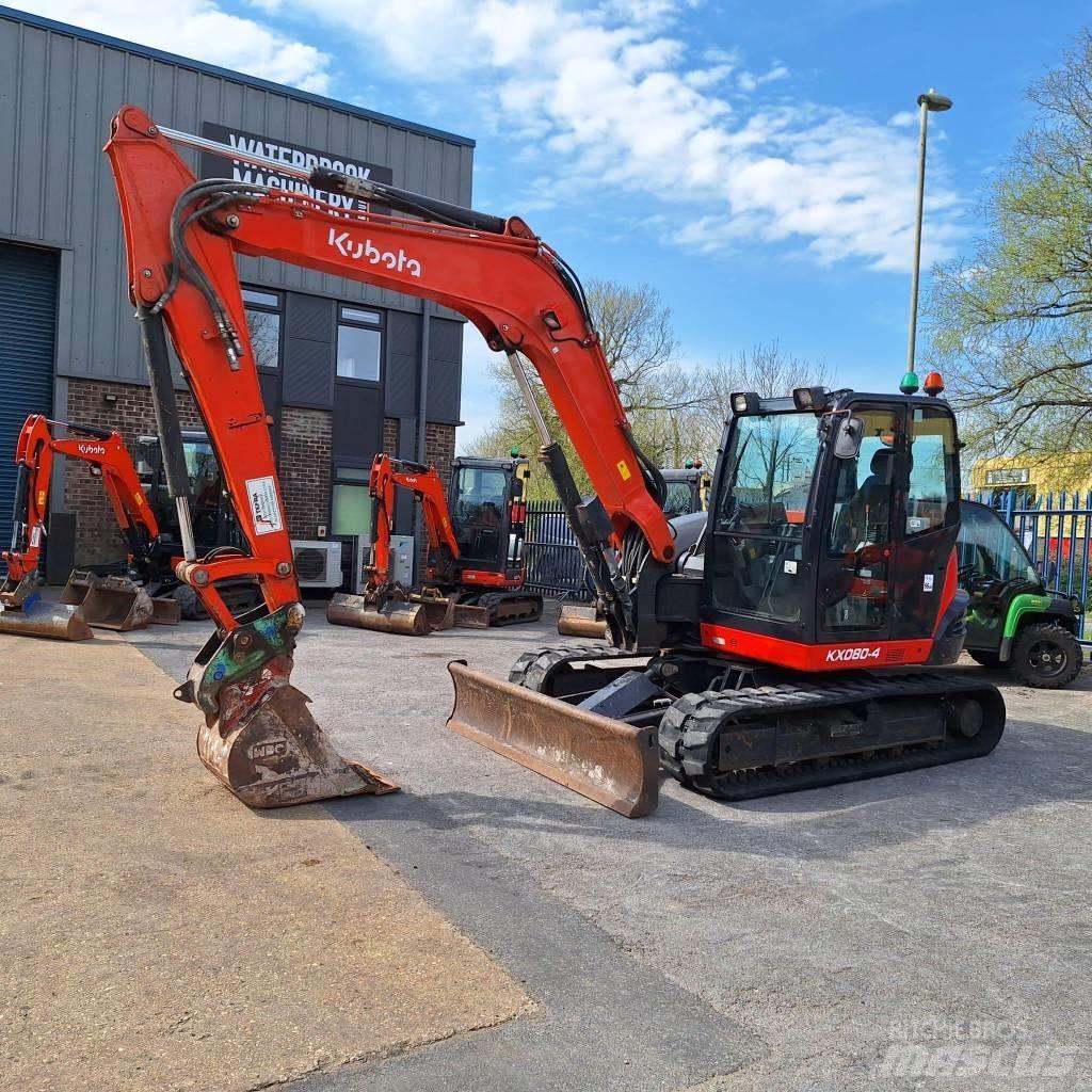 Kubota KX080-4 Mini excavators  7t - 12t