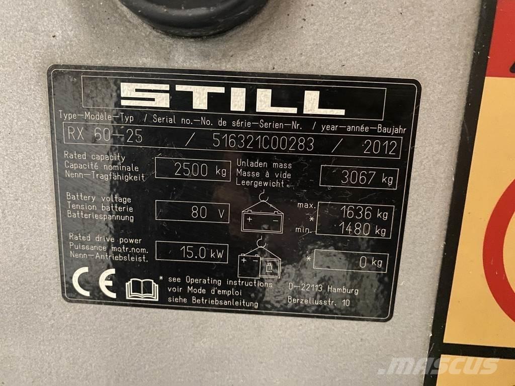 Still RX60-25 Electric Forklifts