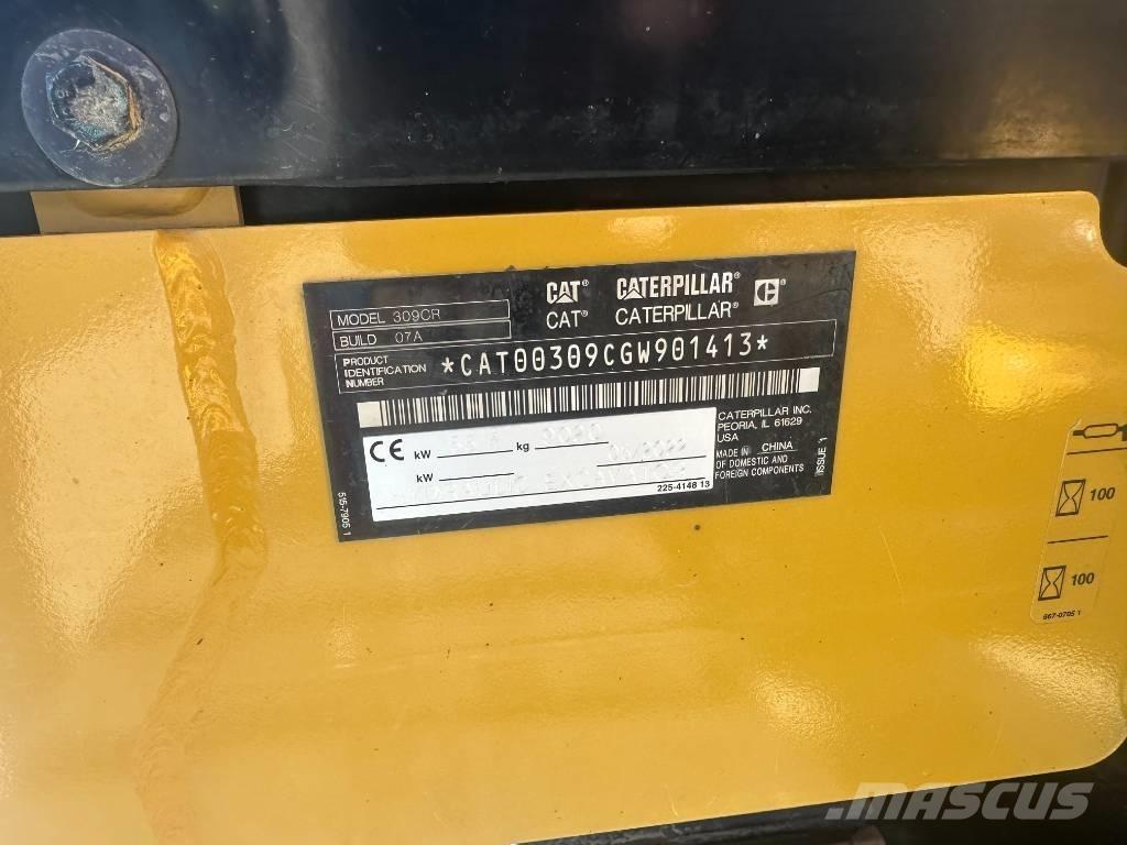 CAT 309 CR Mini excavators  7t - 12t
