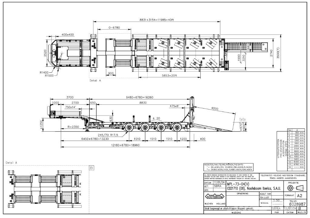 Nooteboom MPL-73-04V Lowboy Trailers