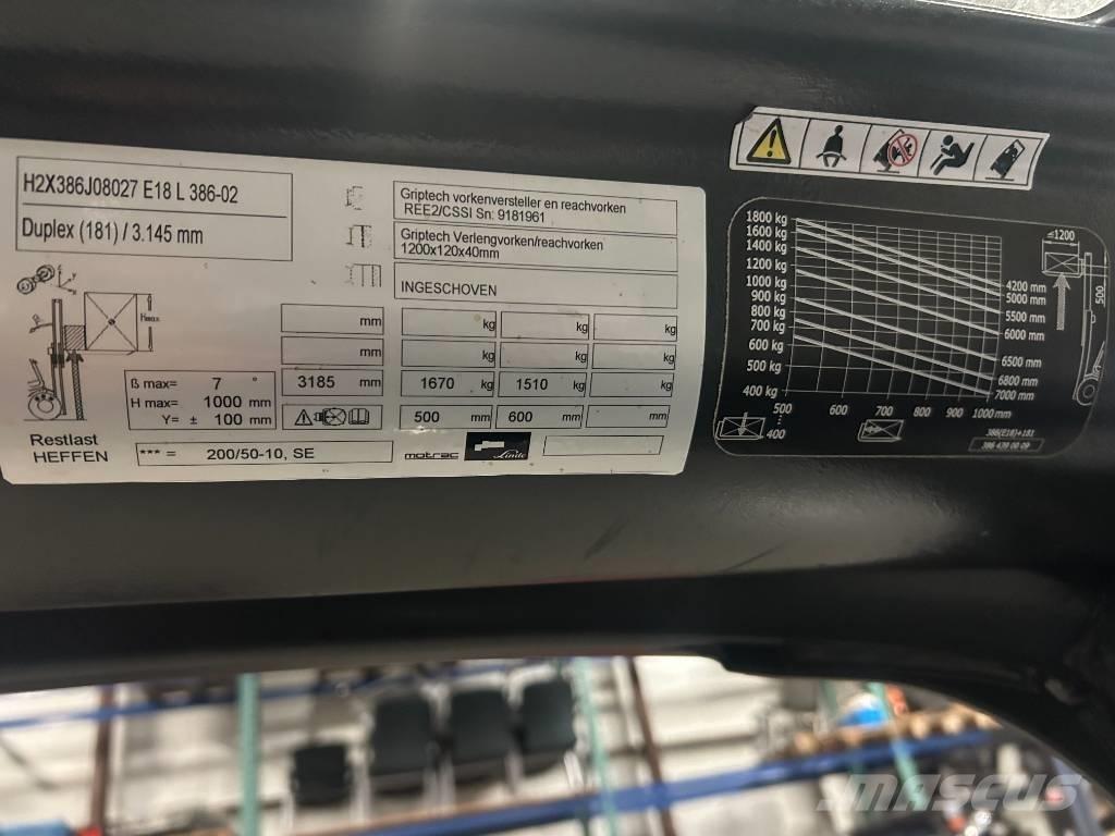 Linde e18l-02 Electric Forklifts