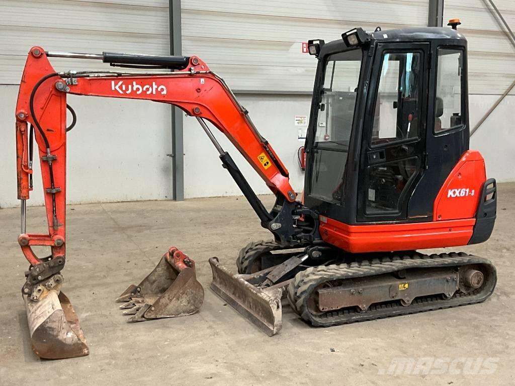Kubota KX 61-3 Mini Excavators <7t (Mini Diggers)