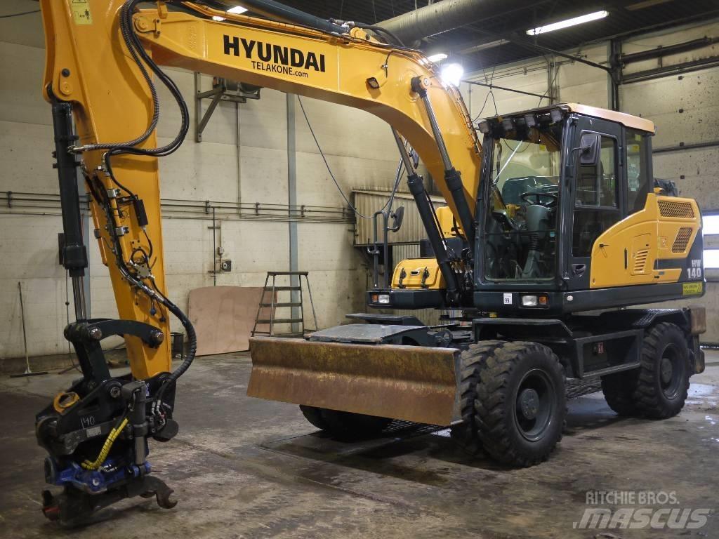 Hyundai HW 140 Wheeled Excavators