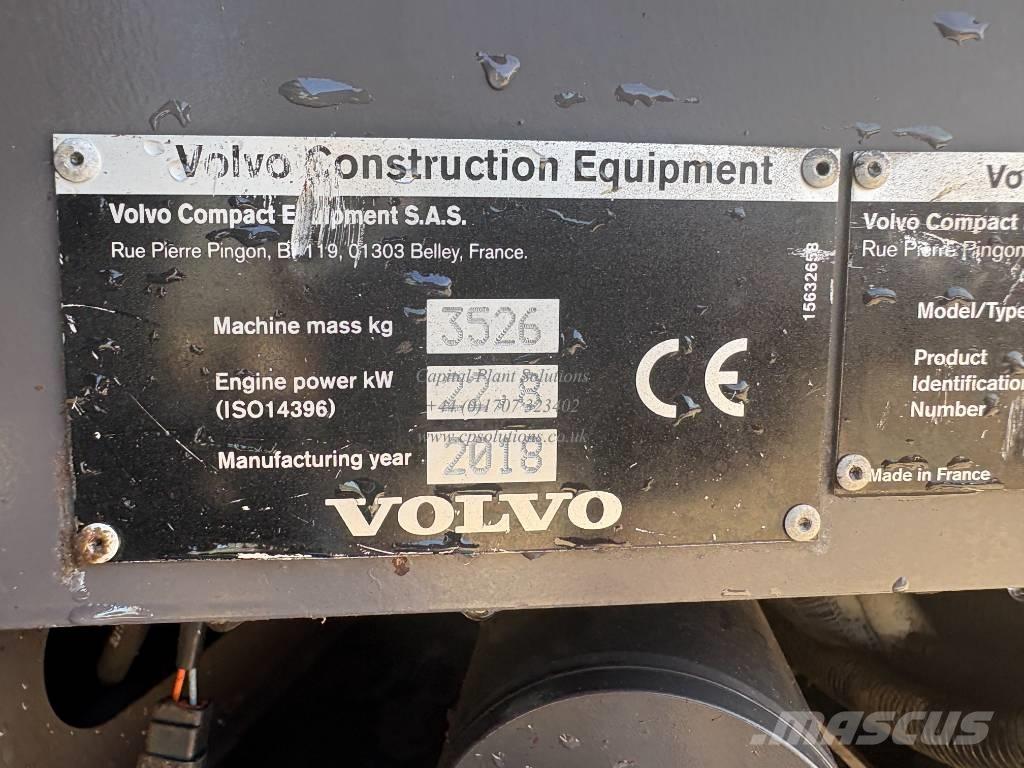 Volvo ECR 35 D Mini Excavators <7t (Mini Diggers)