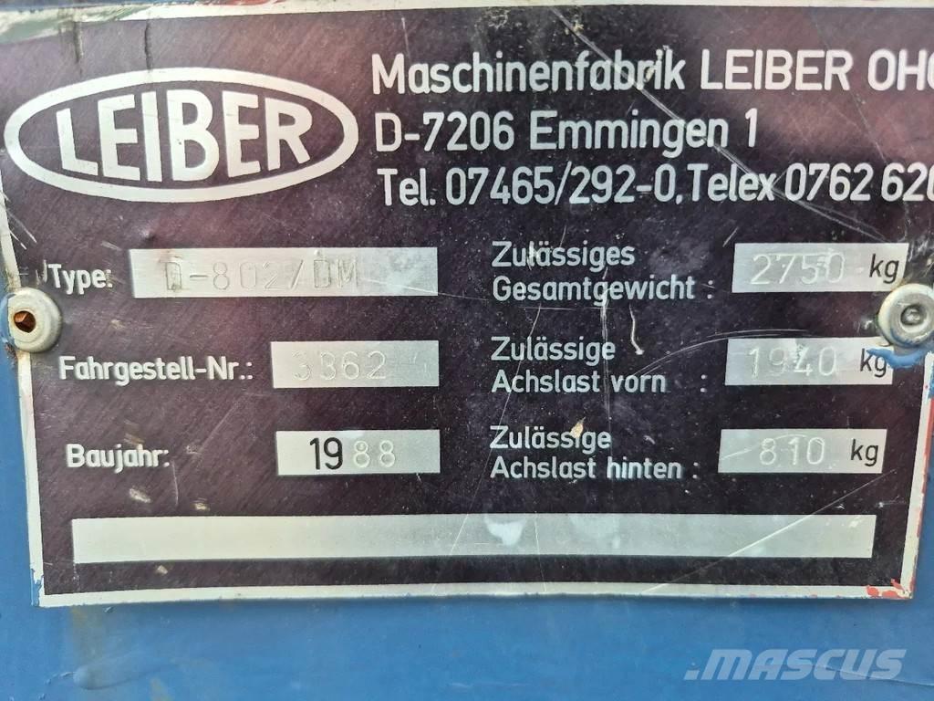  LEIBER d802 Site Dumpers