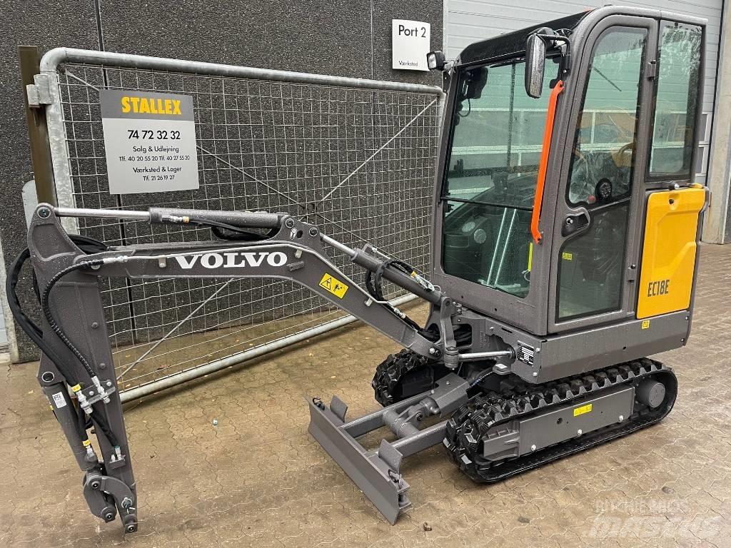 Volvo EC18E Mini Excavators <7t (Mini Diggers)