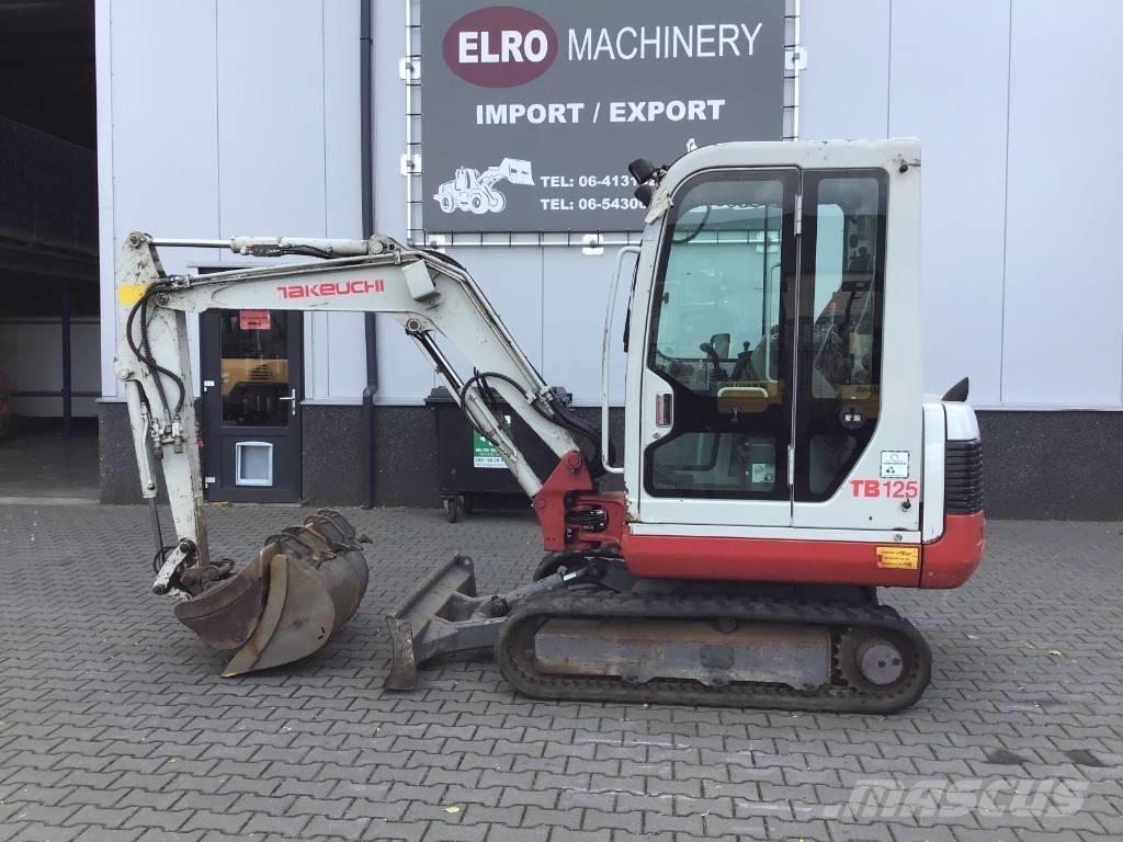 Takeuchi TB 125 Mini Excavators <7t (Mini Diggers)