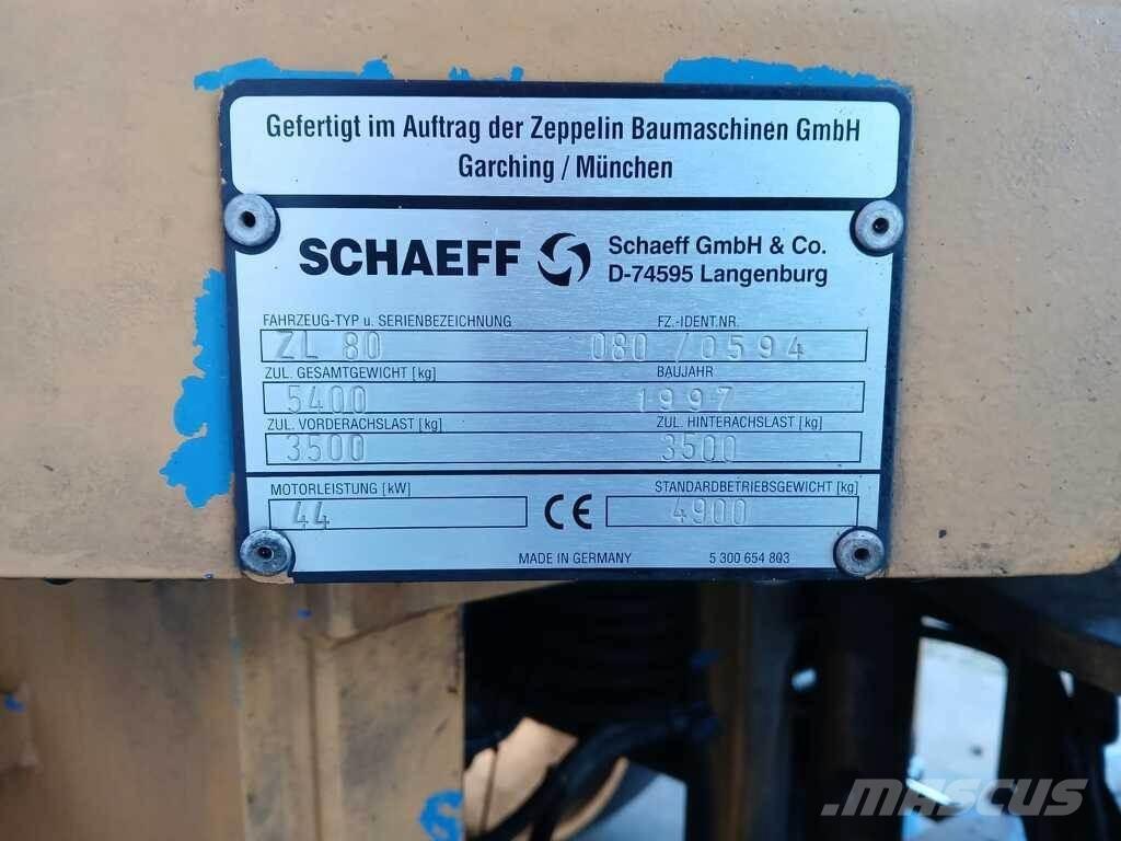 Schaeff ZL 80 Wheel Loaders