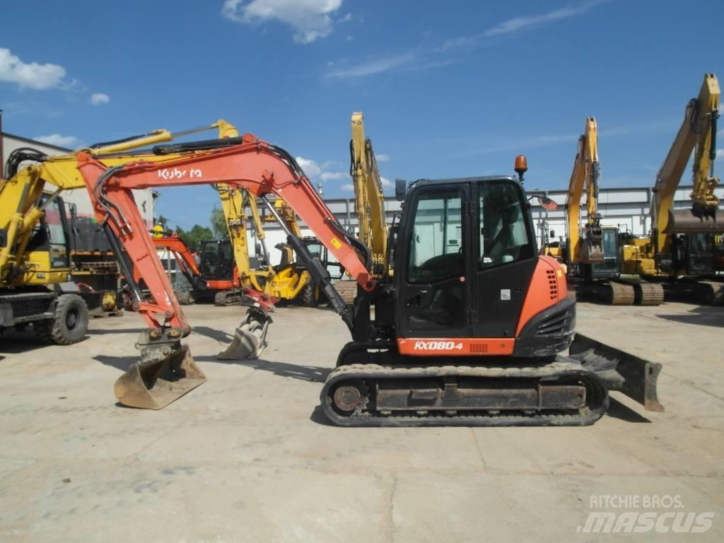 Kubota KX 080-4 Mini excavators  7t - 12t