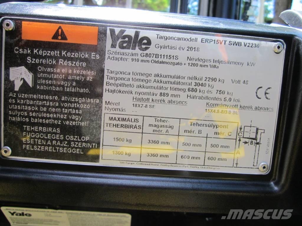 Yale ERP15VT Electric Forklifts