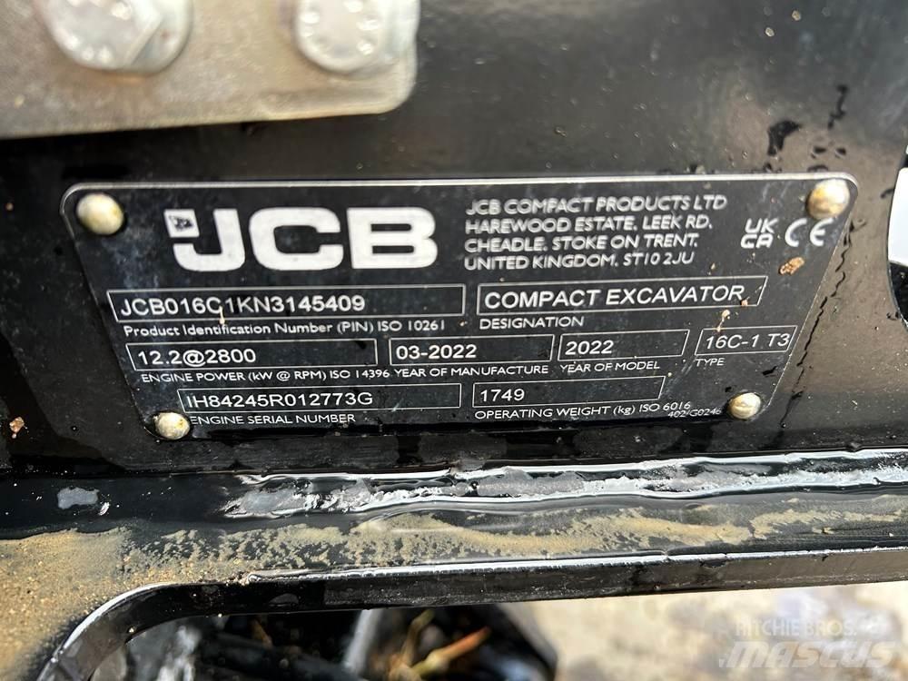 JCB 16C-1 Mini Excavators <7t (Mini Diggers)