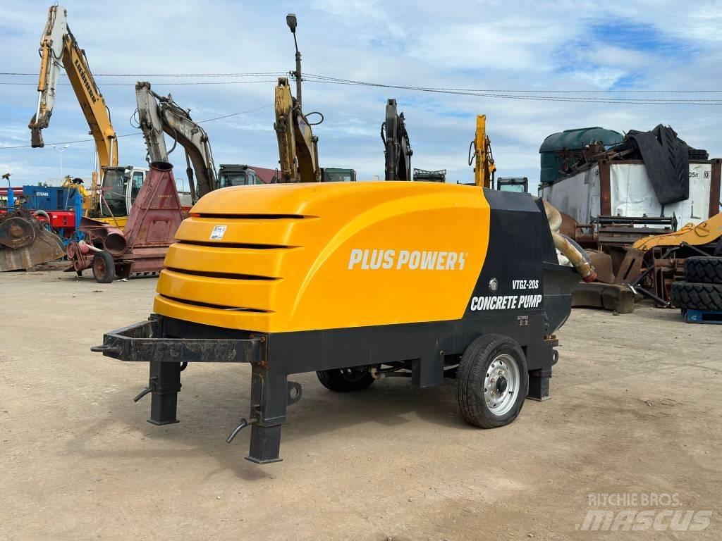 Plus Power VTGZ-20S Concrete Pumps