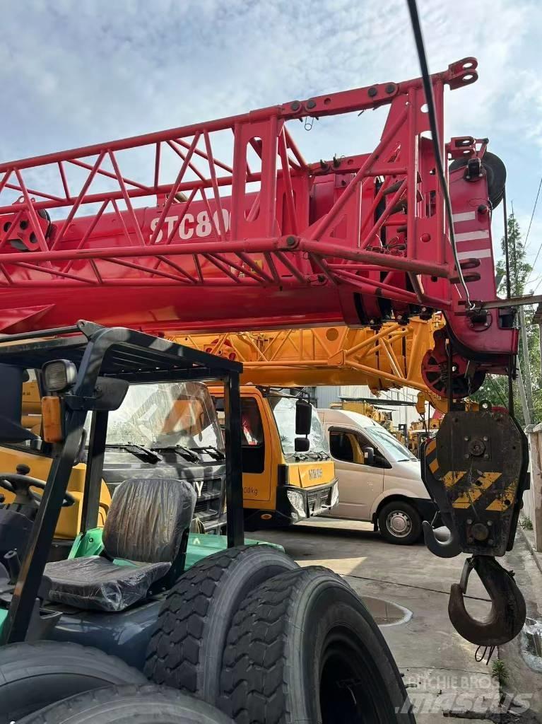 Sany STC 800 Mobile and all terrain cranes