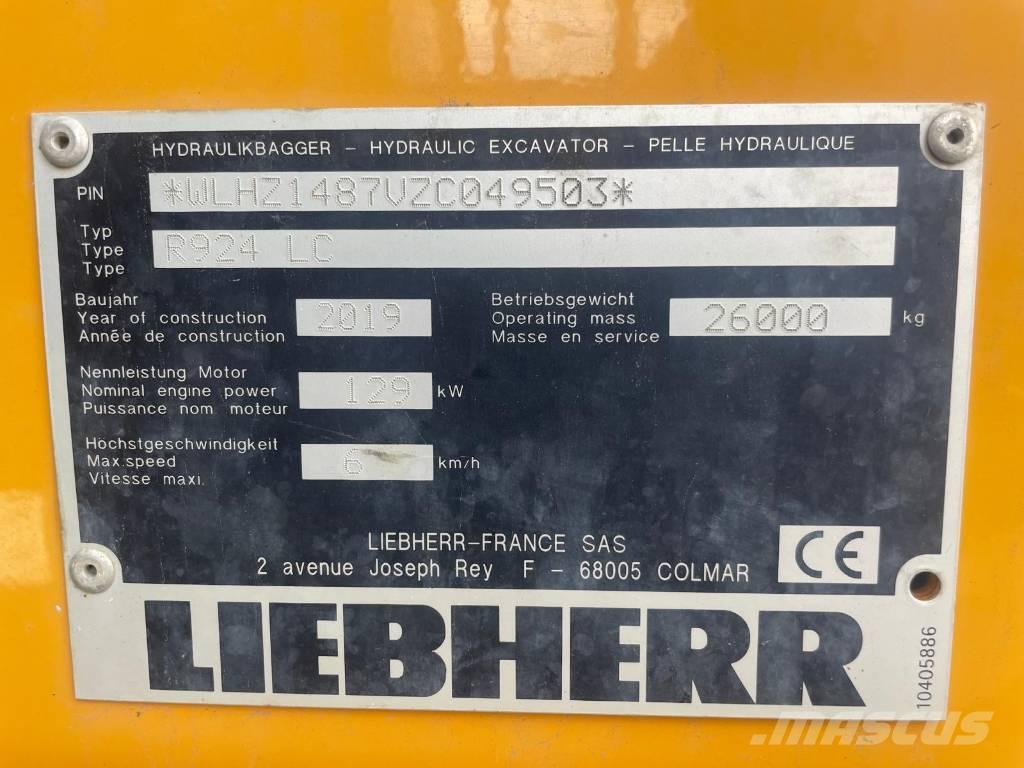 Liebherr R924 G8 Crawler Excavators