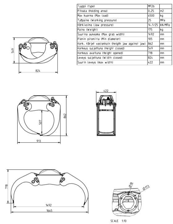 Mesera MF26 Grapples/Grapple Trucks
