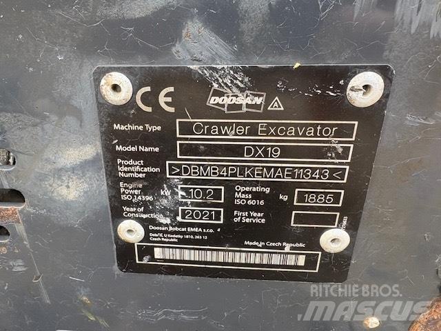 Doosan DX 19 Mini excavators < 7t (Mini diggers)