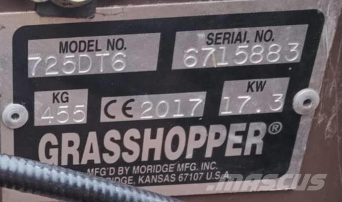 Grasshopper 725 DT 6 Zero turn mowers