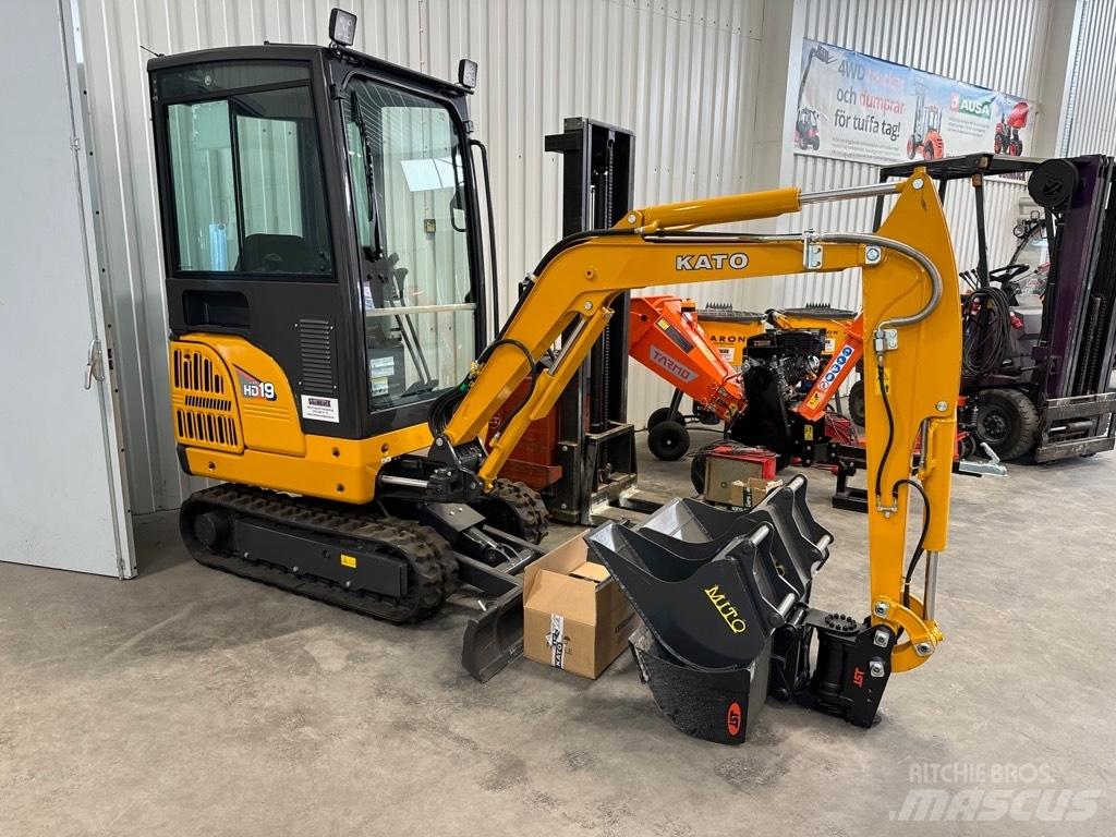 Kato HD 19vxt Mini Excavators <7t (Mini Diggers)