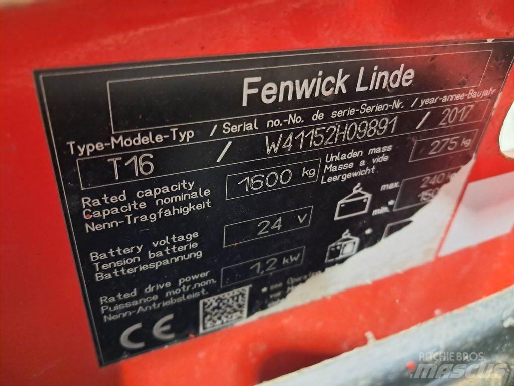 Linde T16 Low lifter