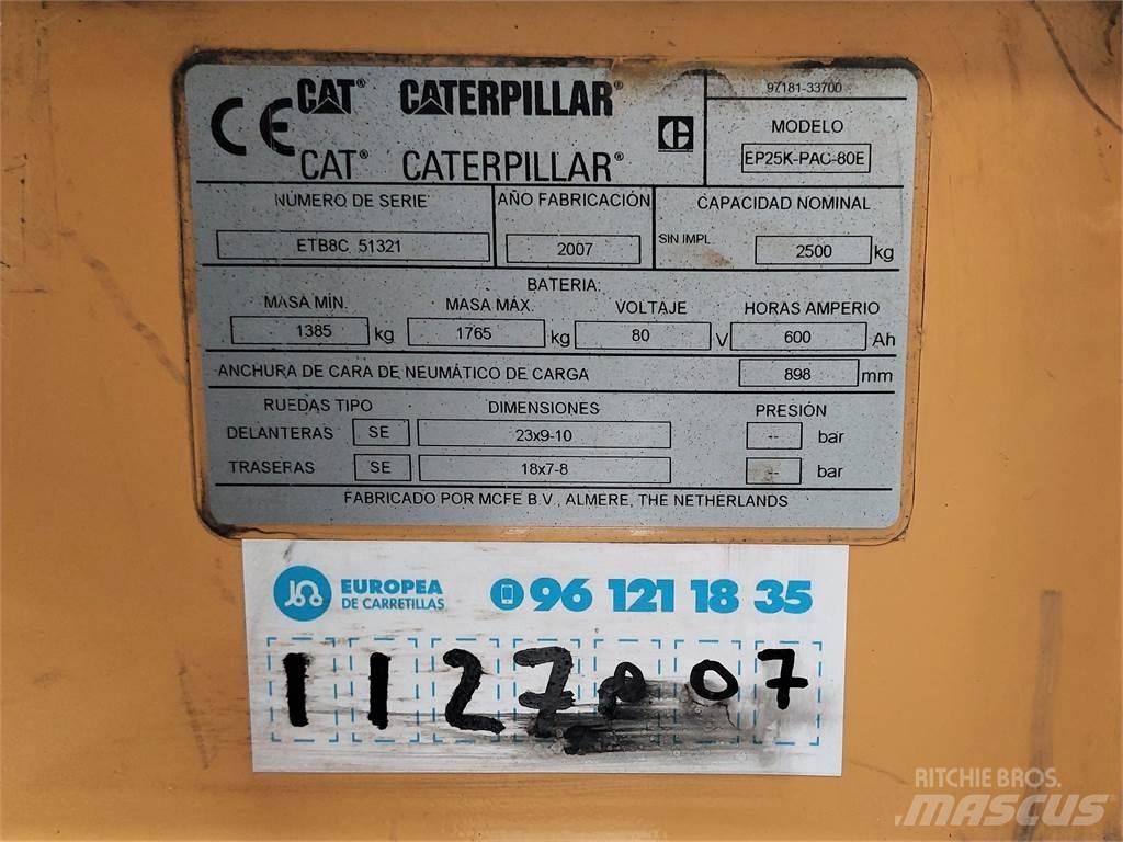 CAT EP25K PAC Electric Forklifts