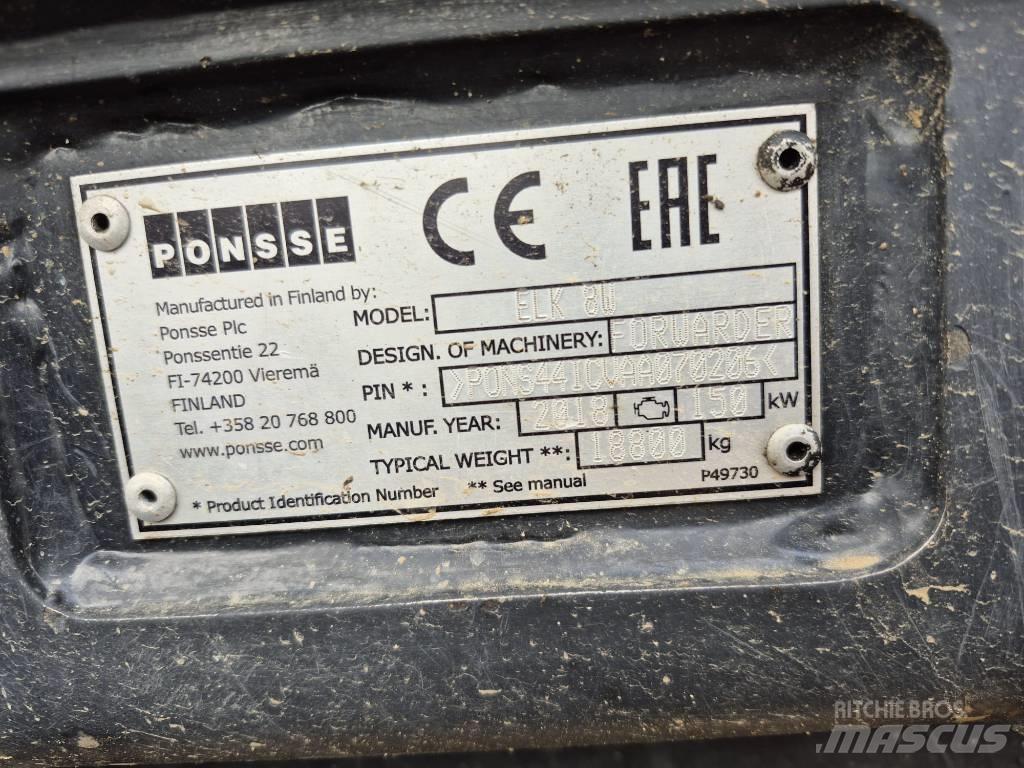 Ponsse Elk Forwarders