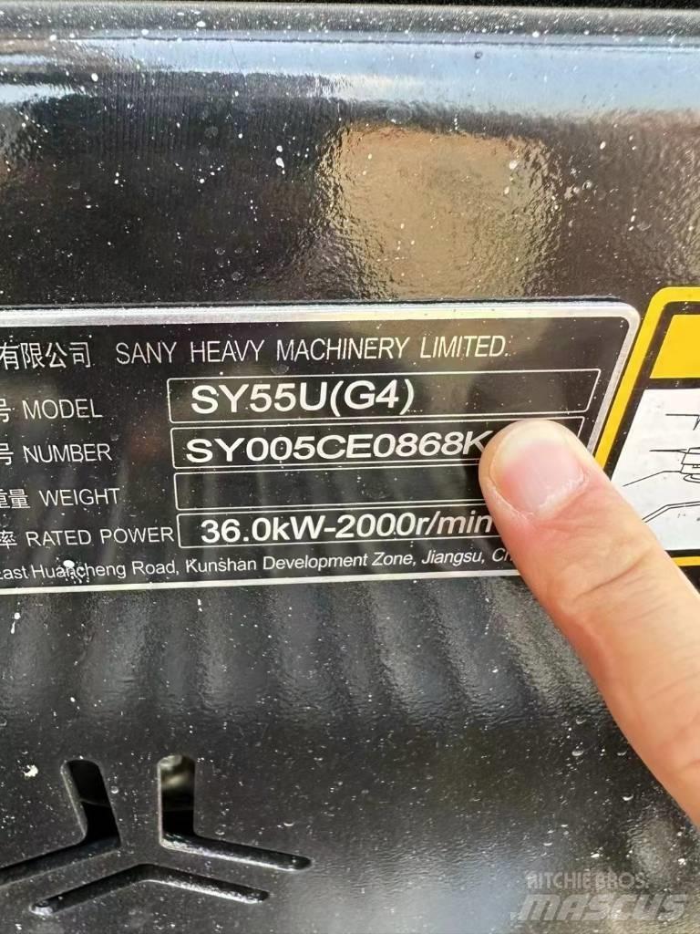 Sany SY 55 U Mini Excavators <7t (Mini Diggers)