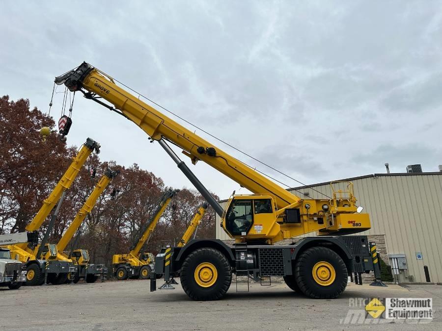 Grove GRT880 Rough Terrain Cranes