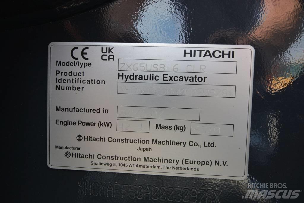Hitachi ZX 65 USB-6 Mini Excavators <7t (Mini Diggers)