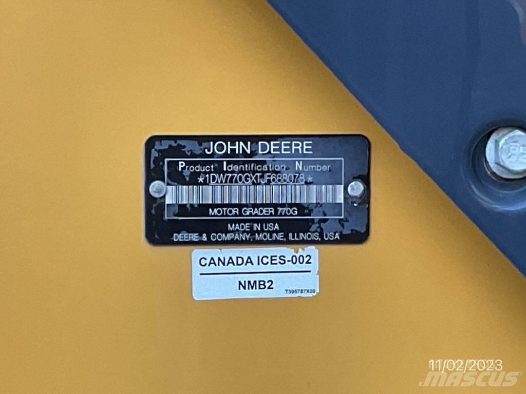 John Deere 770 G Motor Graders