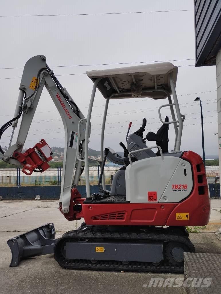 Takeuchi TB 216 Mini Excavators <7t (Mini Diggers)