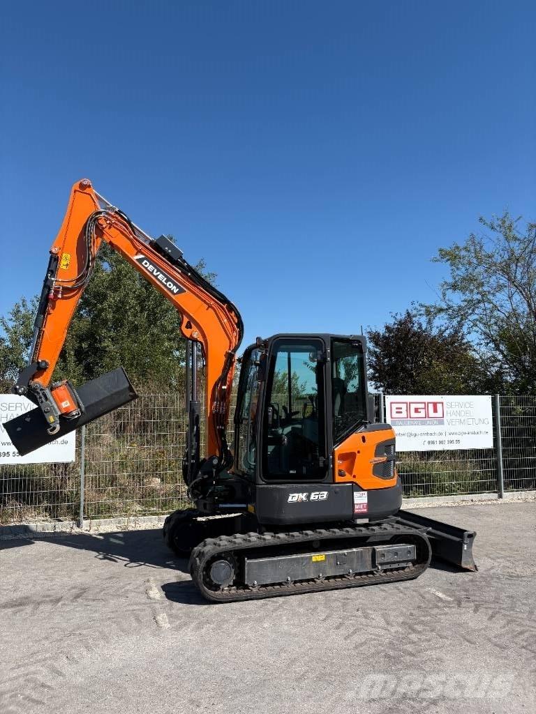 Develon DX 63-7 Mini Excavators <7t (Mini Diggers)