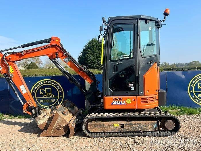 Hitachi ZX26U Mini Excavators <7t (Mini Diggers)