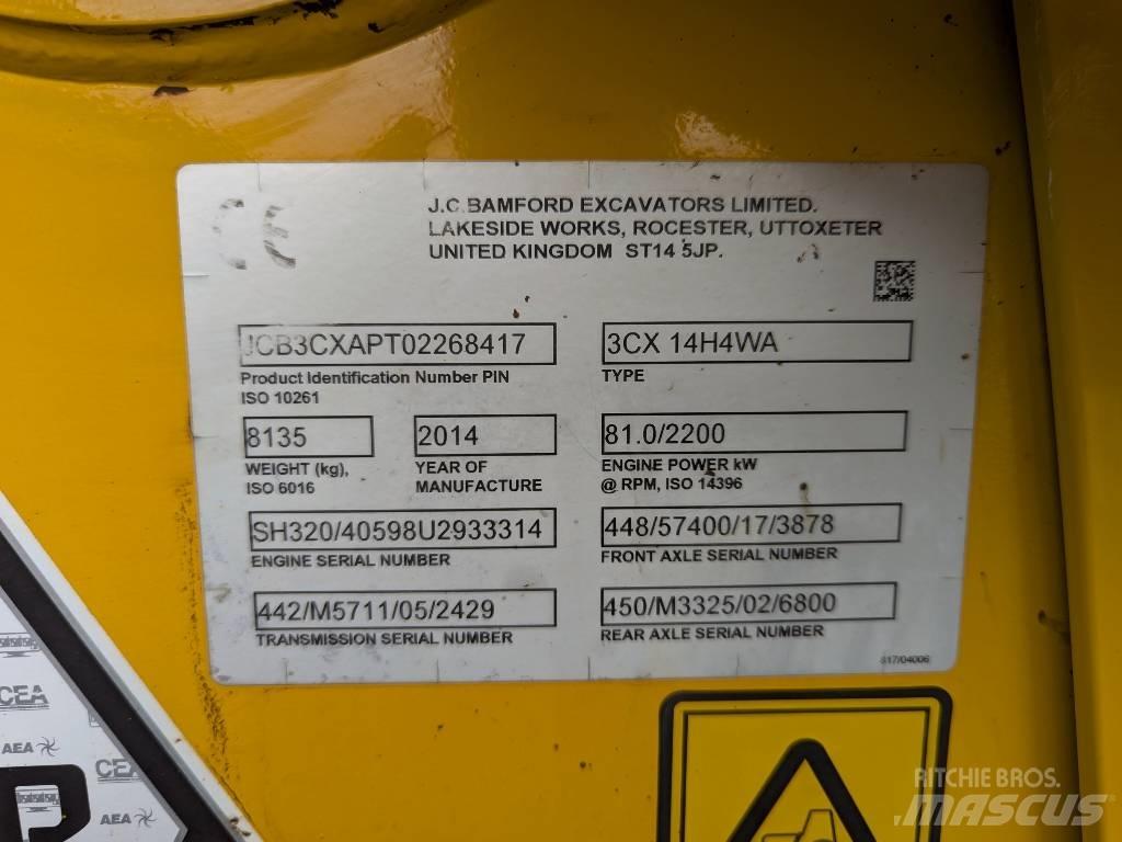 JCB 3 CX Contractor Backhoe Loaders