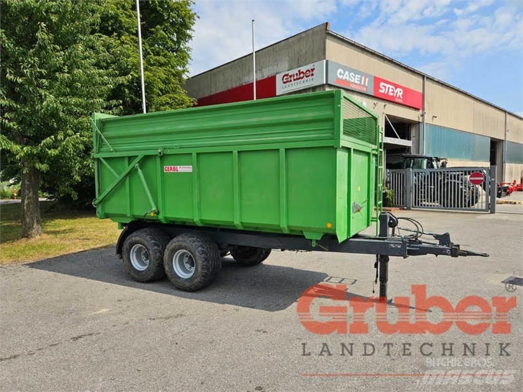  Gerbl TWK 140 8to Dump Trailers