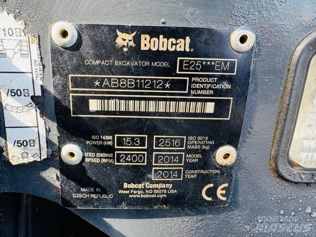 Bobcat E 25 Mini Excavators <7t (Mini Diggers)