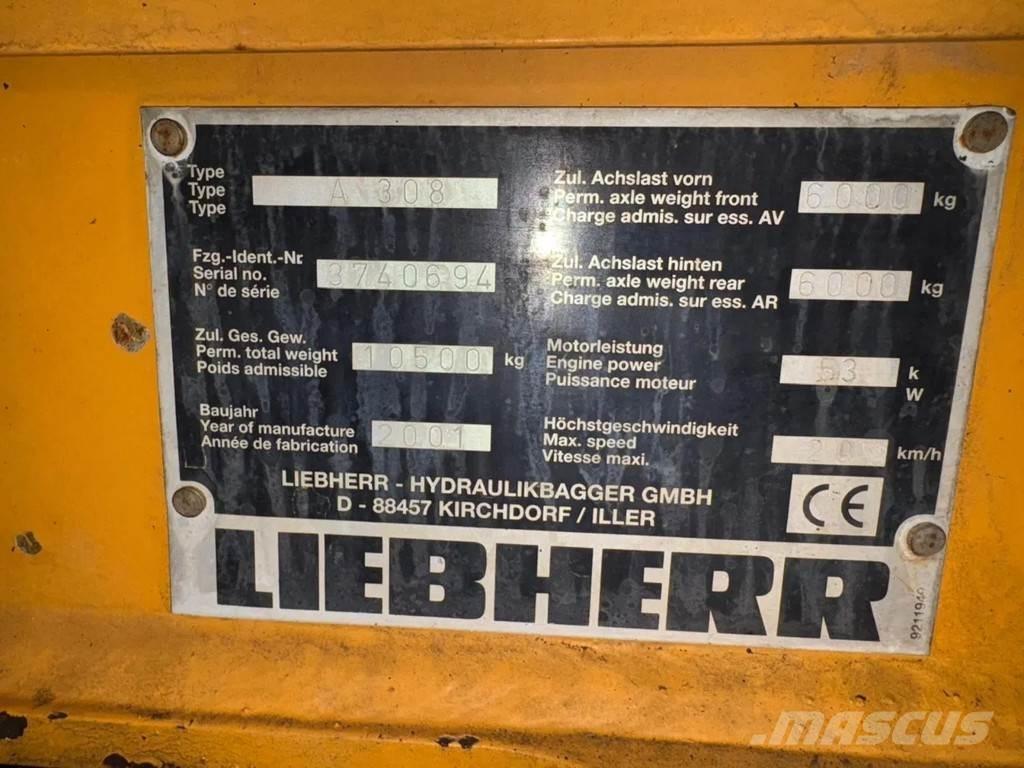 Liebherr A308 Wheeled Excavators