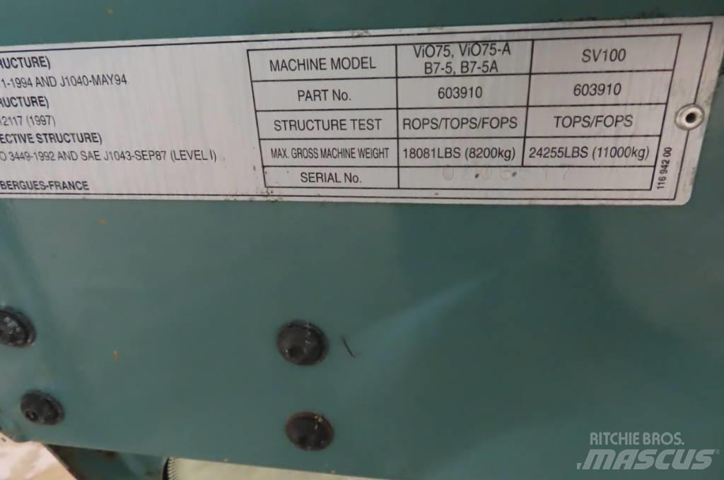Yanmar Vio 75 Forestry Cabin